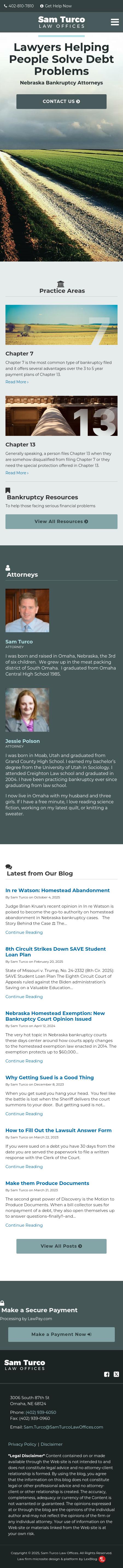 Sam Turco Law Offices - Omaha NE Lawyers