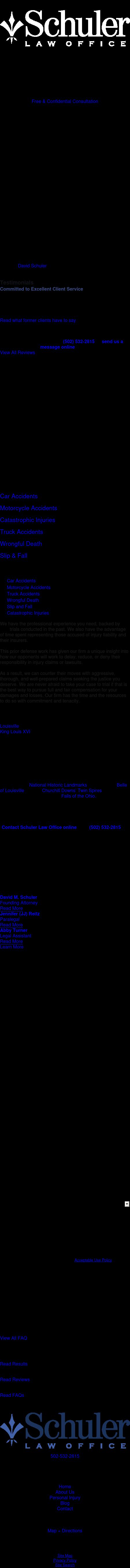 Schuler, David M Jr - Louisville KY Lawyers