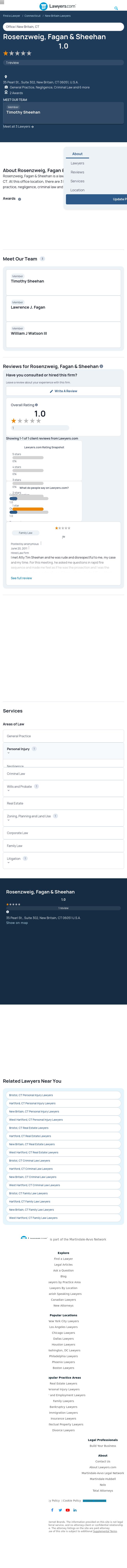 Sheehanwatson & Maluszewski - Hartford CT Lawyers