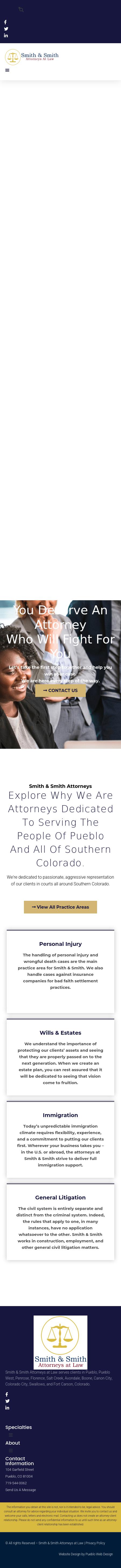 Smith, Mickey W - Pueblo CO Lawyers
