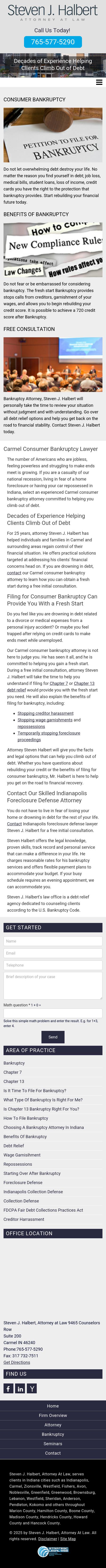 Steven J. Halbert, Attorney At Law - Carmel IN Lawyers