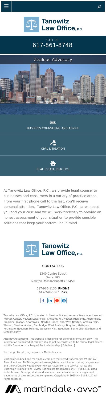 Tanowitz Law Office, P.C. - Newton MA Lawyers