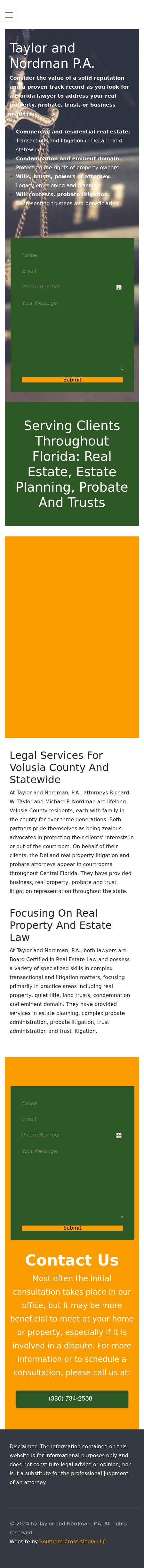 Taylor and Nordman, P.A. - Deland FL Lawyers