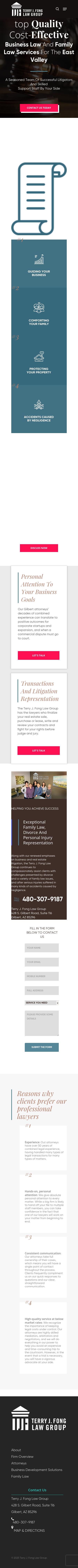 Terry J. Fong Law Group - Gilbert AZ Lawyers