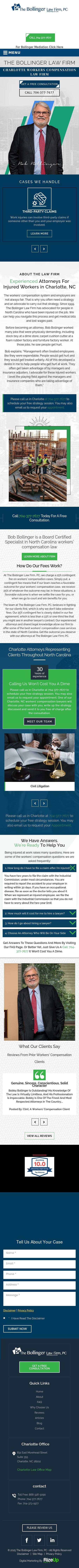 The Bollinger Law Firm, P.C. - Charlotte NC Lawyers