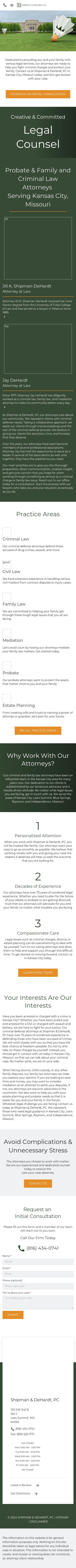 The Jill K. Shipman-Dehardt Law Firm PC - Lees Summit MO Lawyers