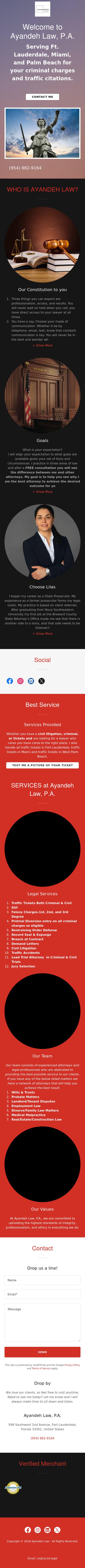 The Law Office of Lilas Ayandeh, P.A. - Fort Lauderdale FL Lawyers