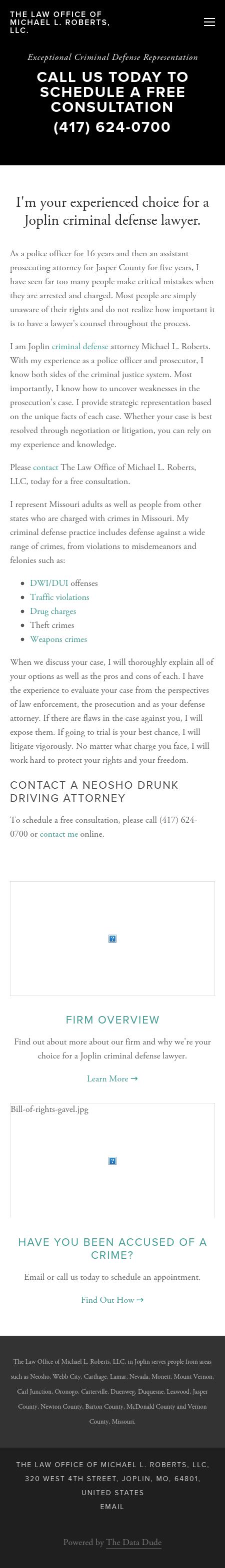 The Law Office of Michael L. Roberts, LLC - Joplin MO Lawyers