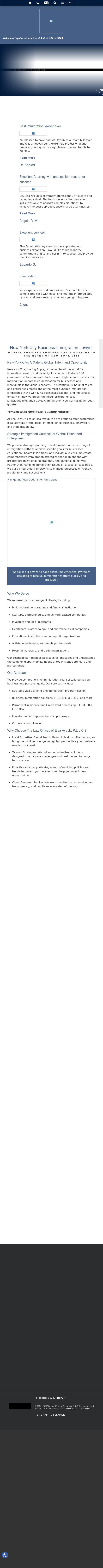 The Law Offices of Elsa Ayoub, P.L.L.C. - New York NY Lawyers