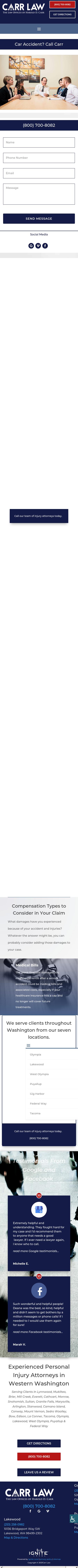 The Law Offices of Harold D. Carr, P.S. - Olympia WA Lawyers