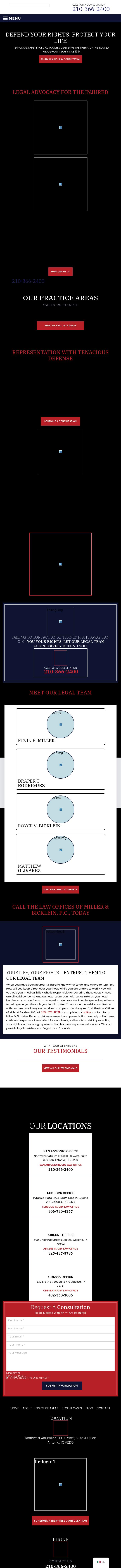 The Law Offices of Miller & Bicklein - Abilene TX Lawyers