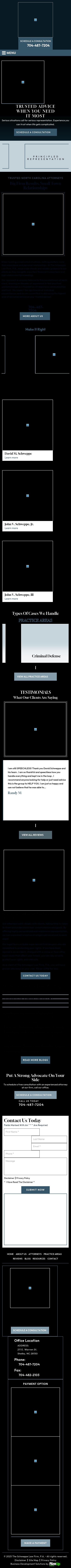 The Schweppe Law Firm, P.A. - Shelby NC Lawyers