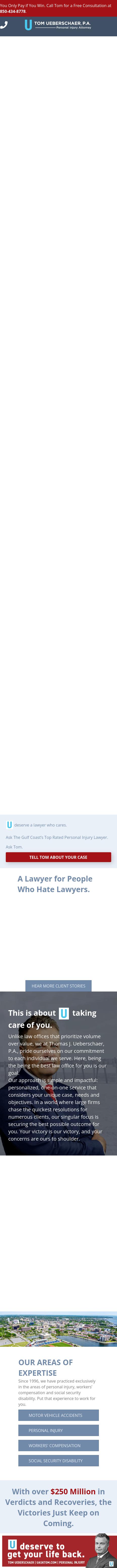 Thomas J. Ueberschaer, P.A. - Panama City FL Lawyers