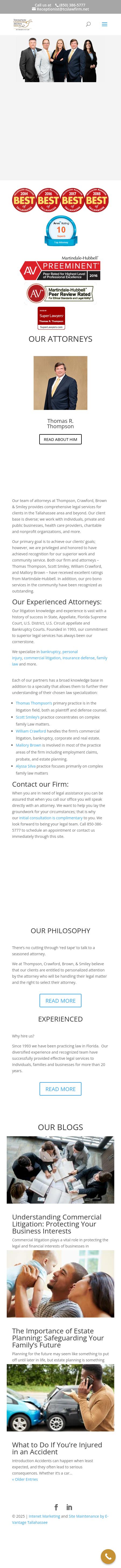 Thompson Crawford & Smiley PA - Tallahassee FL Lawyers