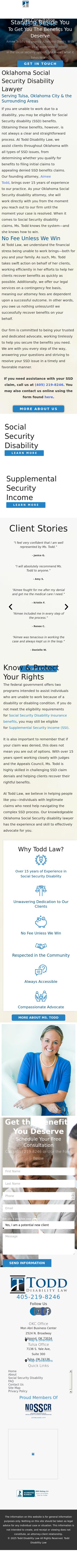 Todd Disability Law - Oklahoma City OK Lawyers