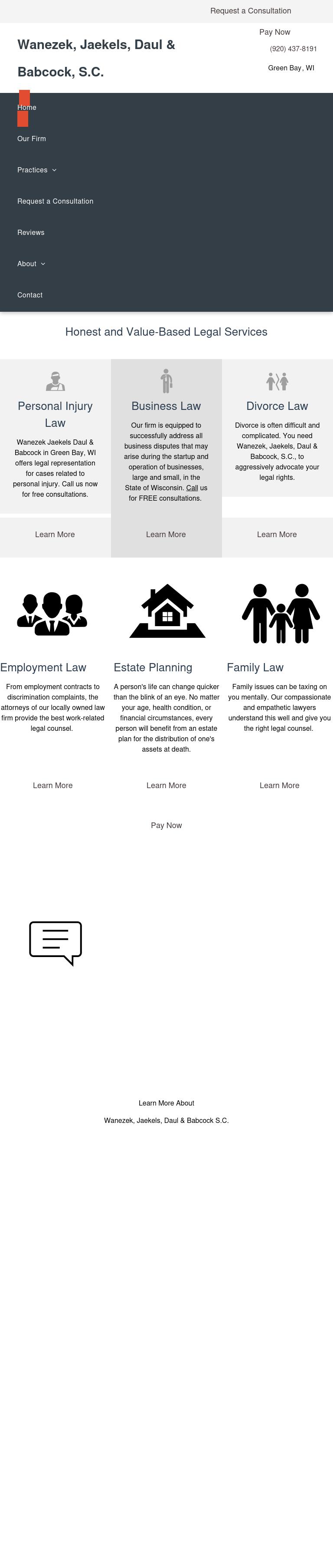 WanezekJaekels, Daul & Babcock SC - Green Bay WI Lawyers