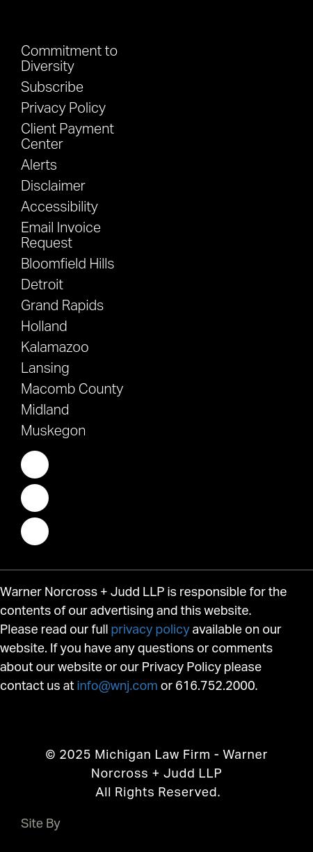 Warner Norcross & Judd LLP - Lansing MI Lawyers