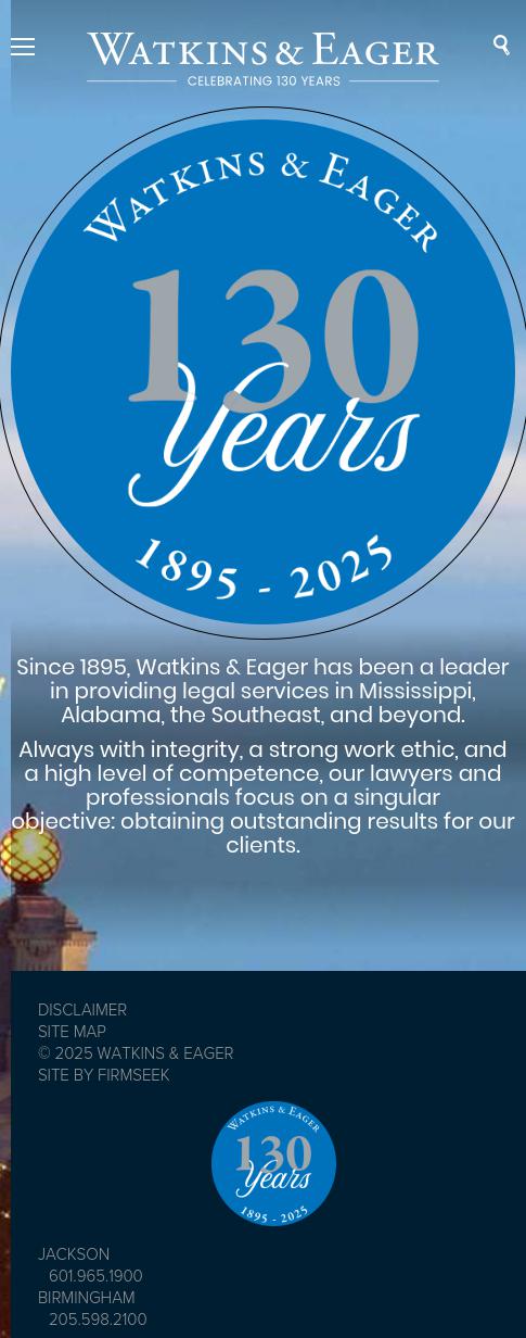 Watkins & Eager PLLC - Jackson MS Lawyers