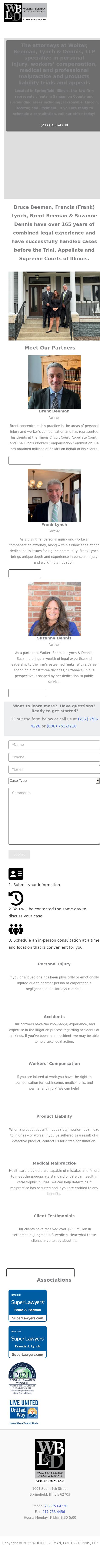 Wolter, Beeman & Lynch - Springfield IL Lawyers