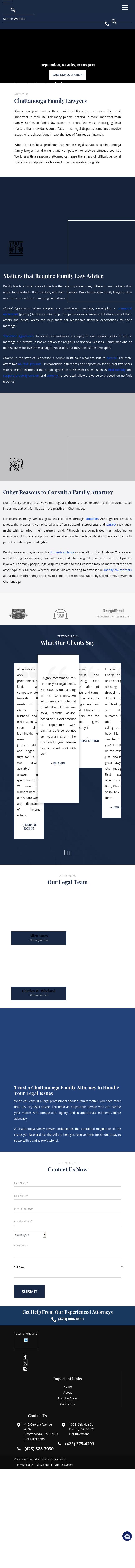 Yates and Wheland  - Chattanooga TN Lawyers