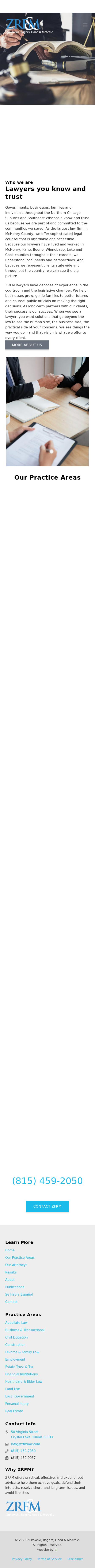 Zukowski, Rogers, Flood & McArdle - Crystal Lake IL Lawyers