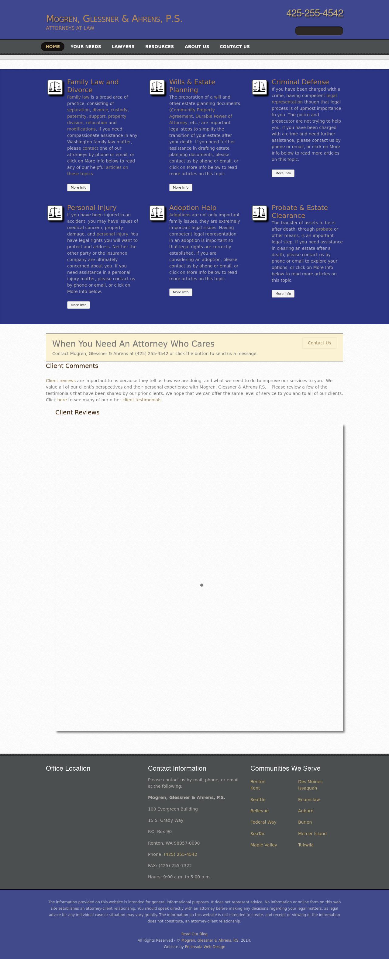 Mogren, Glessner, Roti & Ahrens, P.S. - Renton WA Lawyers