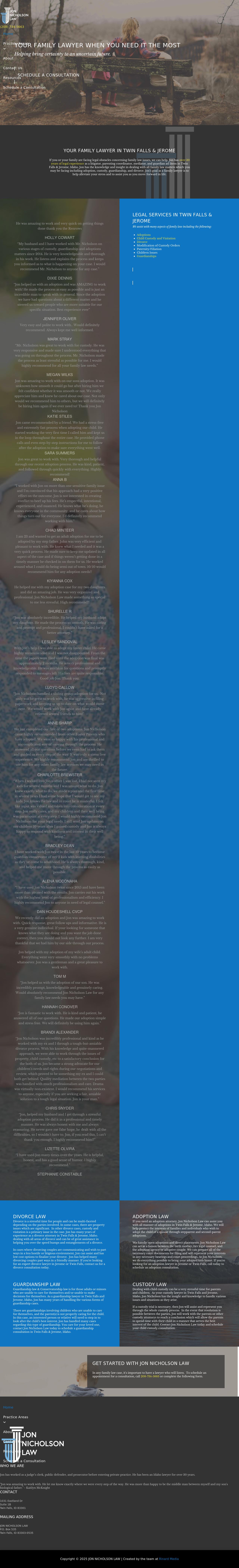 Nicholson Migliuri Rodriguez, P.L.L.C. - Twin Falls ID Lawyers