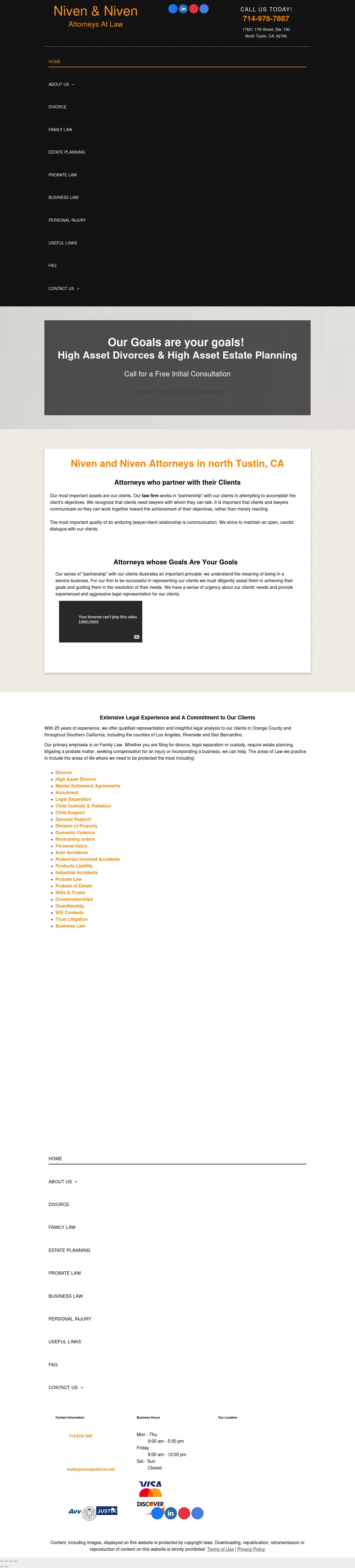 Niven & Niven - Tustin CA Lawyers