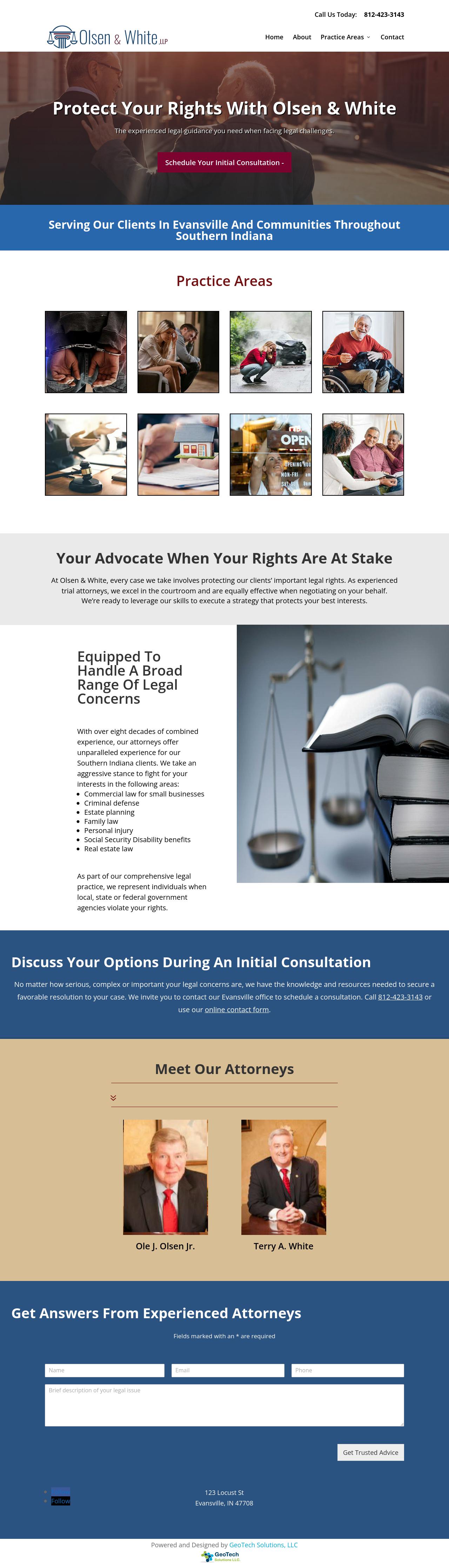 Olsen & White, LLP - Evansville IN Lawyers