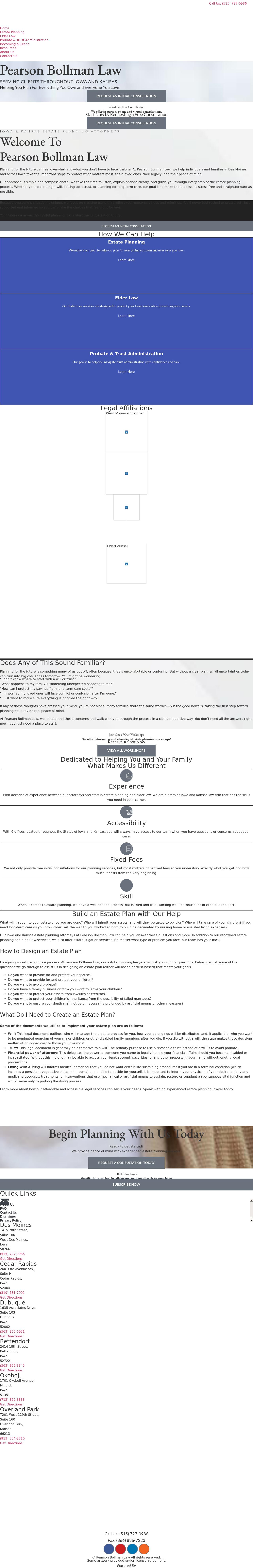 Pearson Bollman Law - West Des Moines IA Lawyers