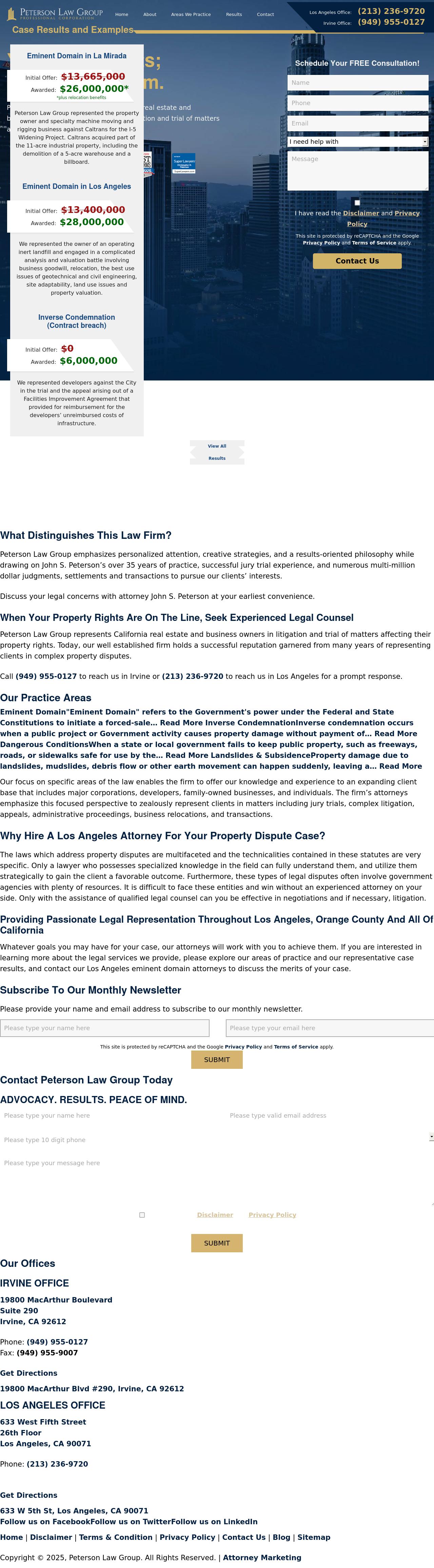 Peterson Law Group PC - Los Angeles CA Lawyers