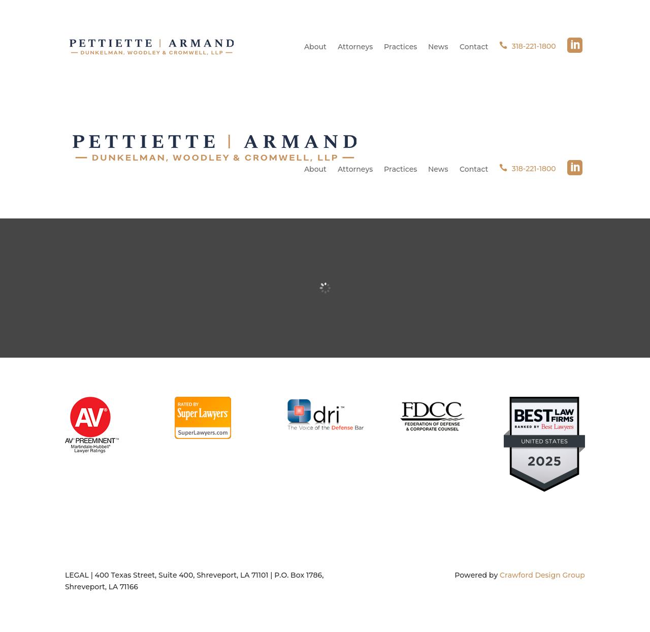 Pettiette Armand Dunkelman Woodley Byrd & Cromwell LLP - Shreveport LA Lawyers