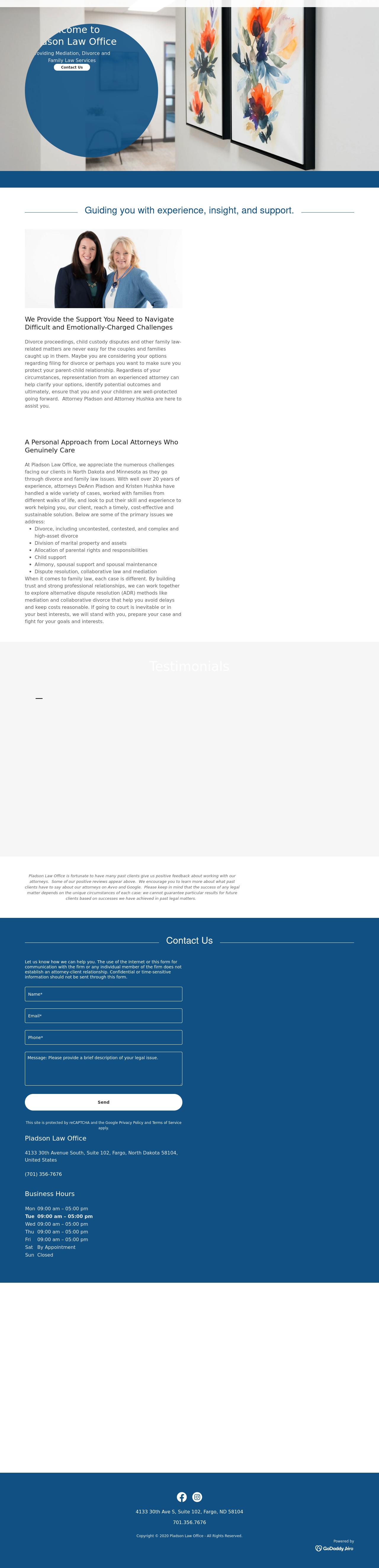 Pladson Law Office PLLC - Fargo ND Lawyers