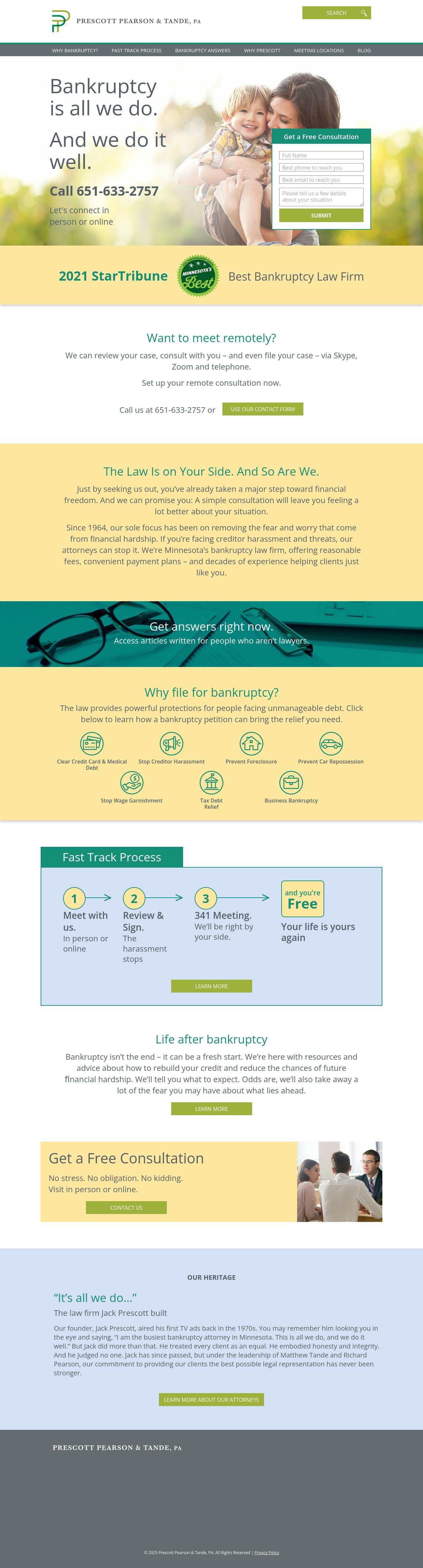 Prescott & Pearson PA - Saint Paul MN Lawyers