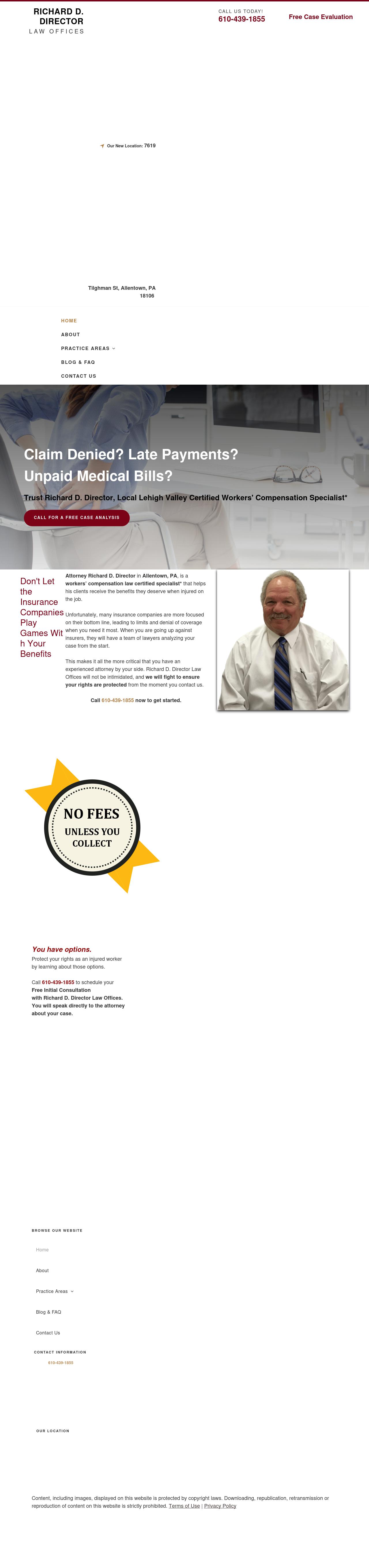 Richard D. Director Law Offices - Whitehall PA Lawyers