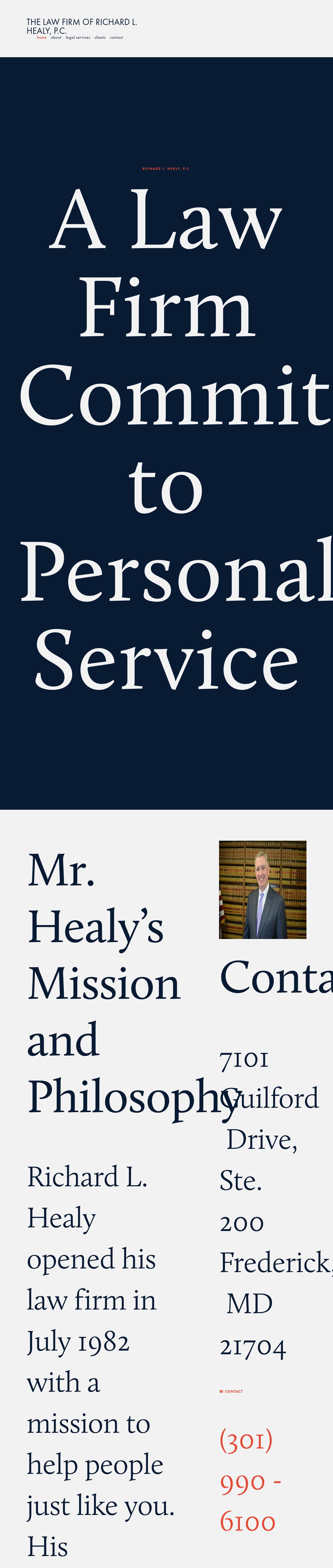 Richard L. Healy, P.C. - Gaithersburg MD Lawyers