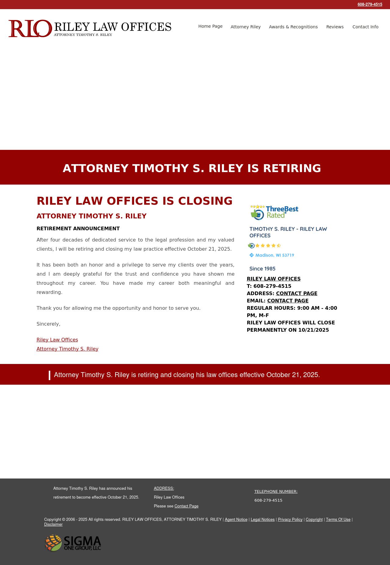 Riley Law Offices - Madison WI Lawyers