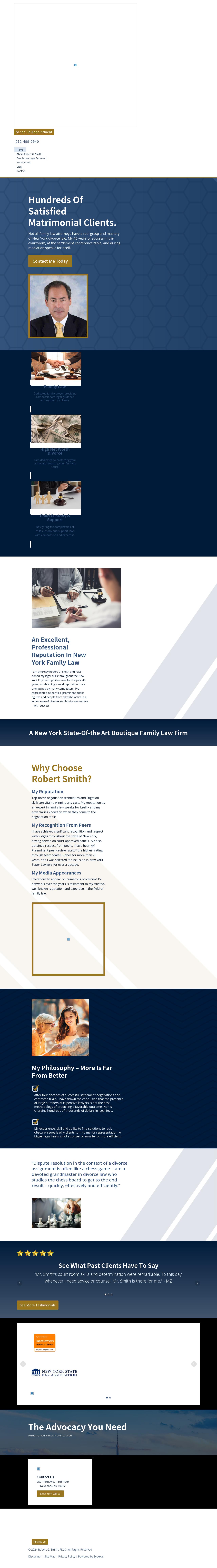 Robert G. Smith - New York NY Lawyers