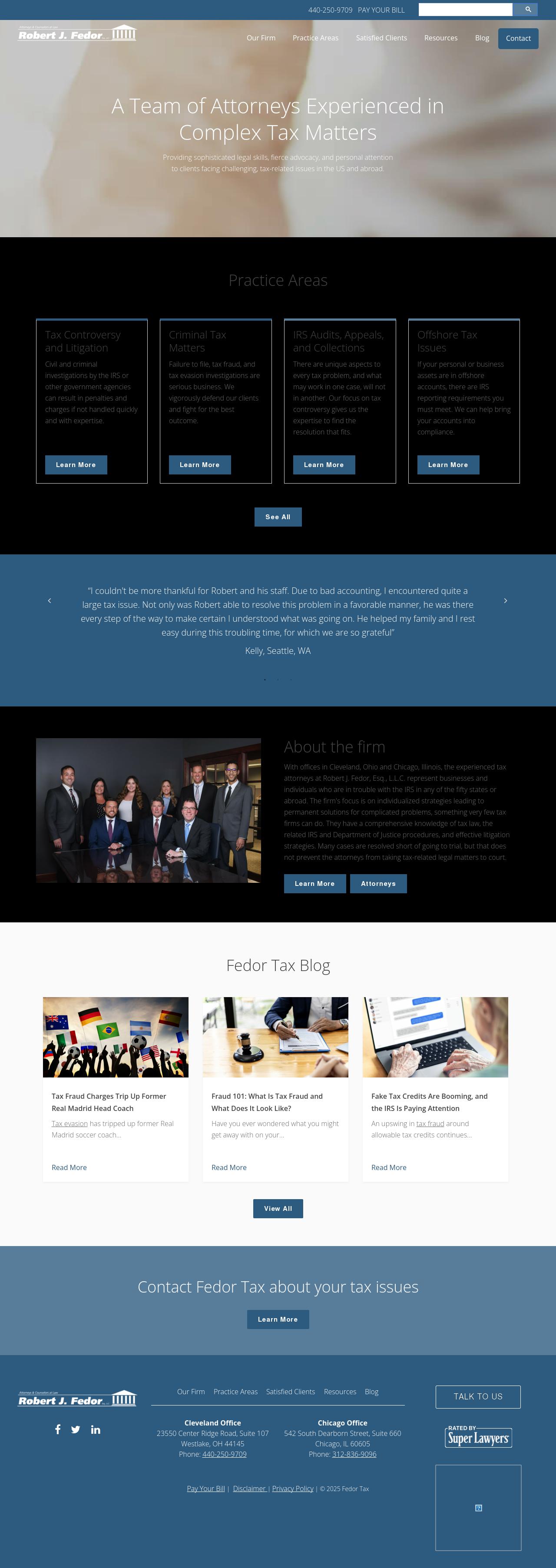 Robert J. Fedor, Esq., L.L.C. - Westlake OH Lawyers