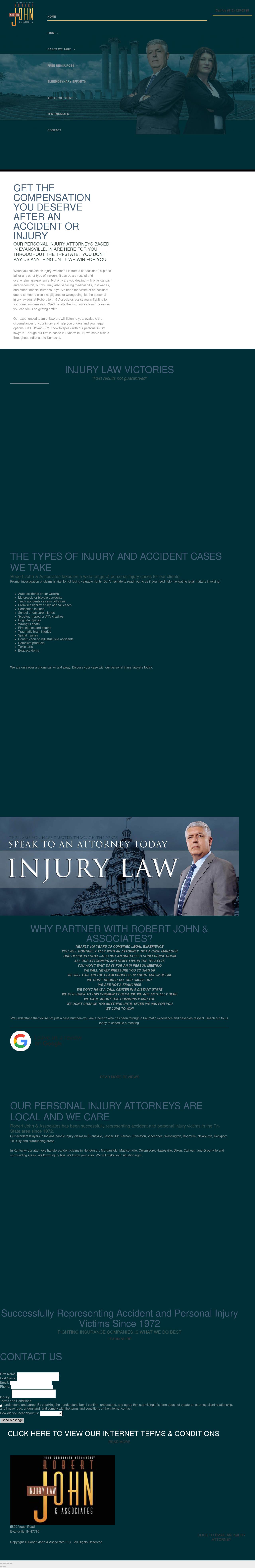 Robert John & Associates - Evansville IN Lawyers