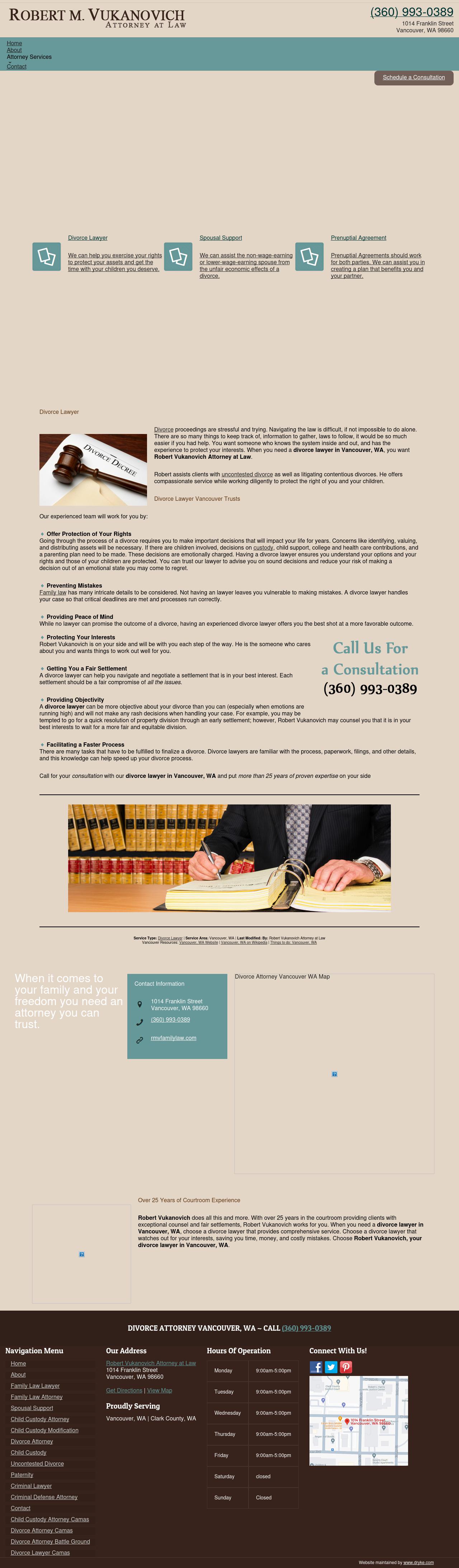 Robert Vukanovich Attorney at Law - Vancouver WA Lawyers