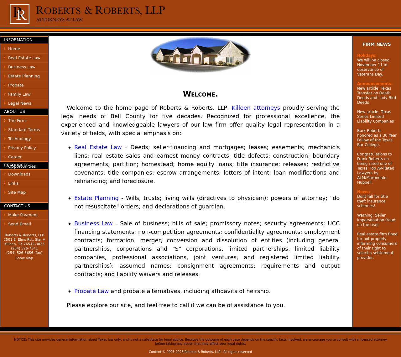 Roberts & Roberts, LLP - Killeen TX Lawyers