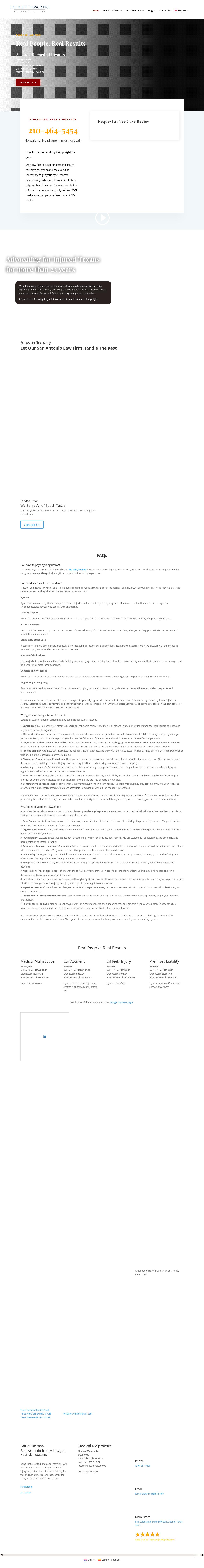 Toscano Law Firm - San Antonio TX Lawyers