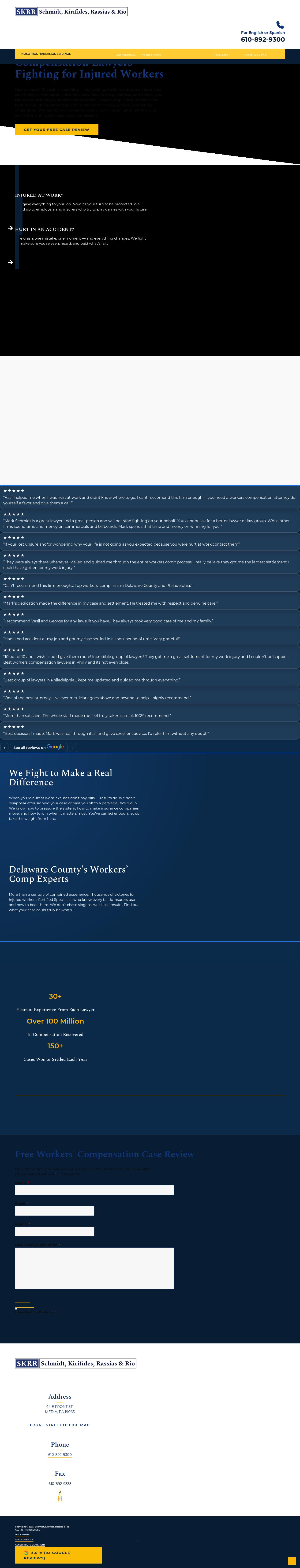 Schmidt, Kirifides, Fridkin & Rassias - Media PA Lawyers