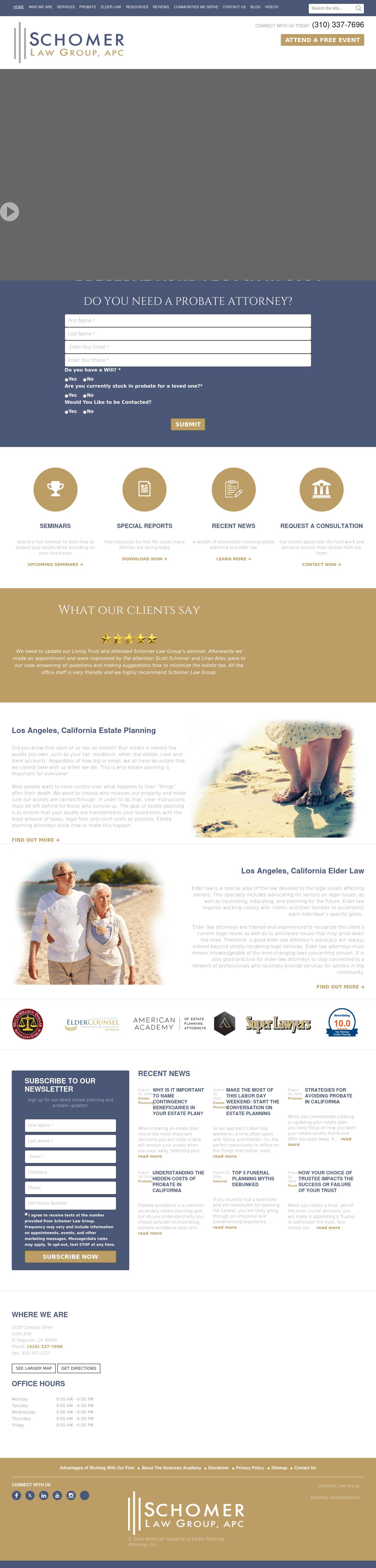 Schomer Law Group - El Segundo CA Lawyers