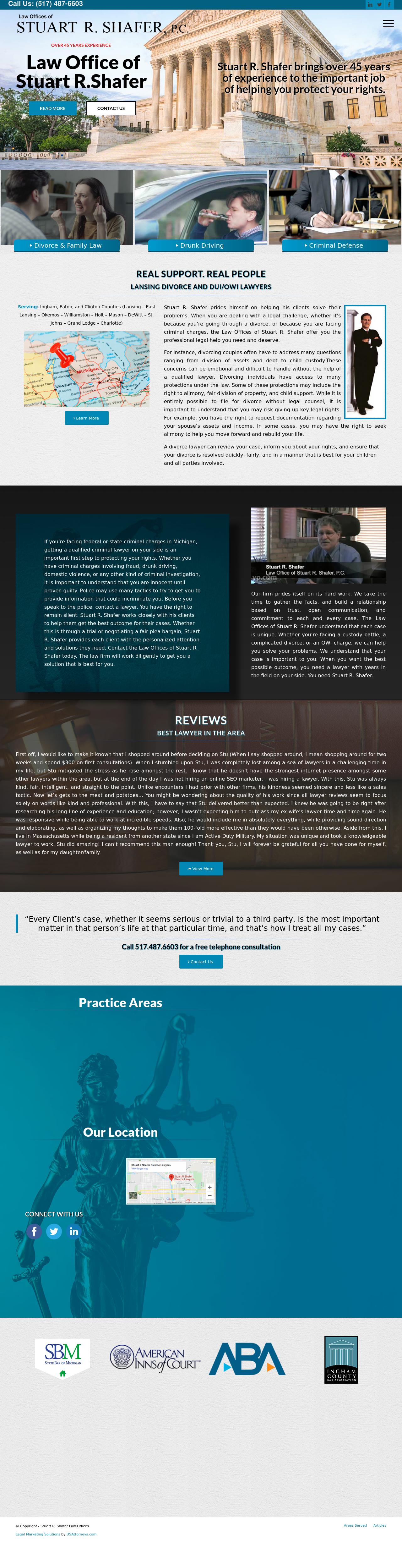 Shafer Stuart R PC - Lansing MI Lawyers