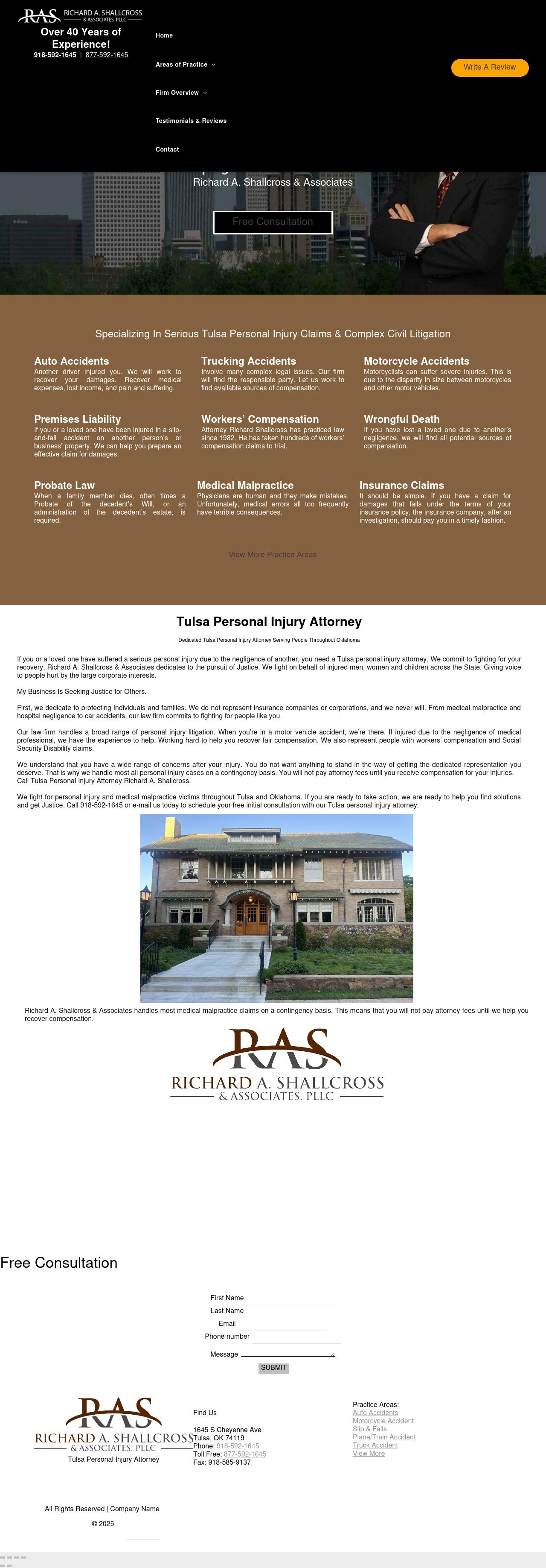 Shallcross Law Firm - Tulsa OK Lawyers
