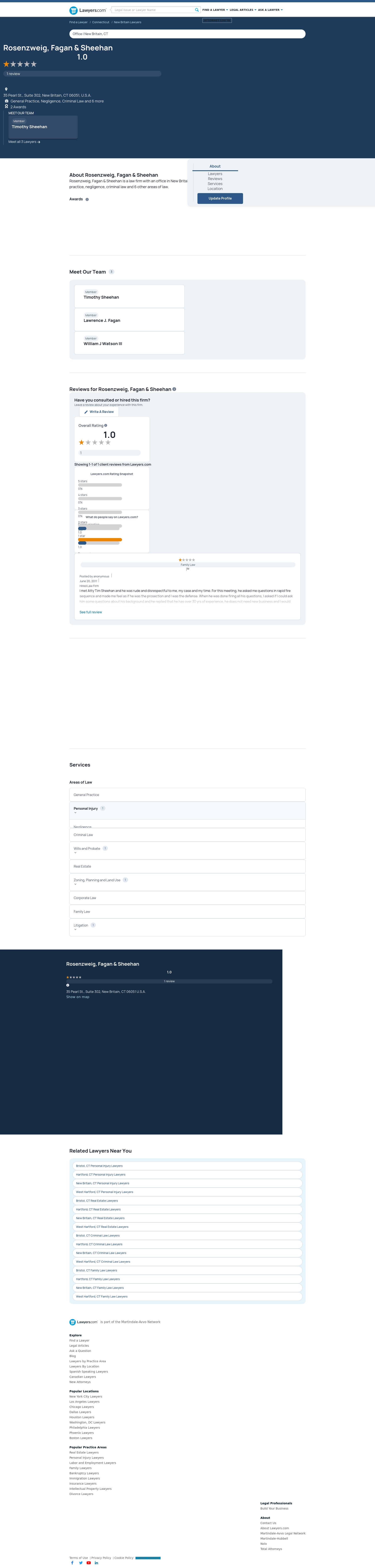 Sheehanwatson & Maluszewski - Hartford CT Lawyers