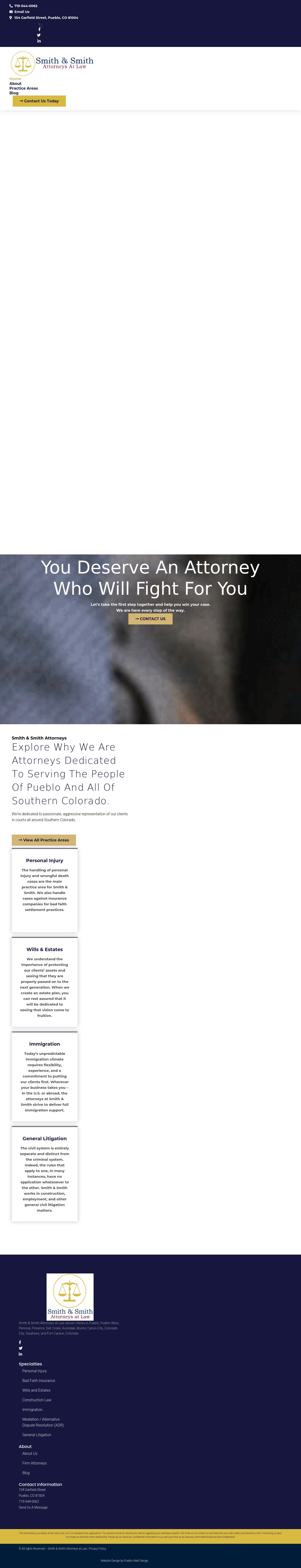 Smith, Mickey W - Pueblo CO Lawyers