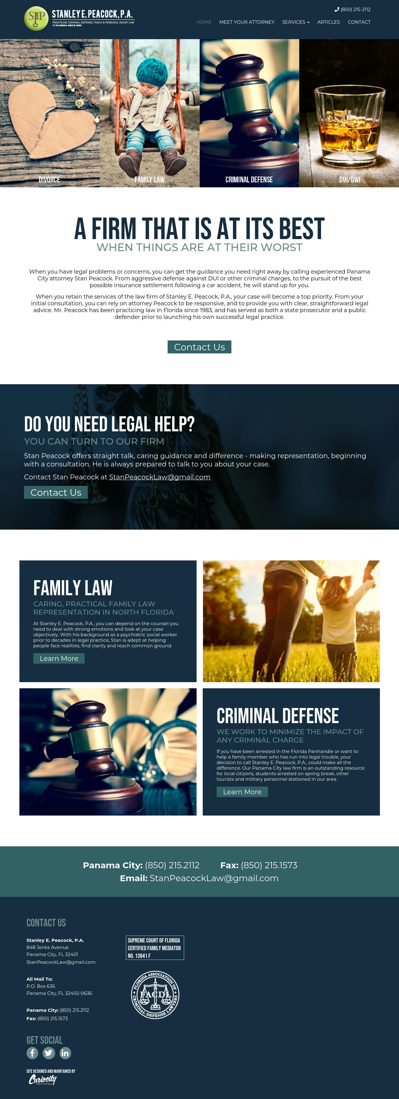 Stanley E. Peacock, P.A. - Panama City FL Lawyers